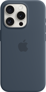 Silikon. obal Apple iPhone 15 Pro modrý