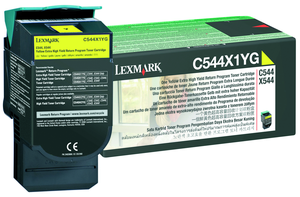 Lexmark Toner C544X, żółty