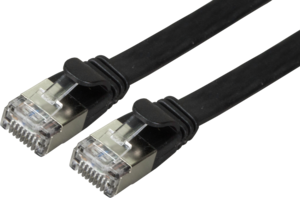 Patch Cable Flat RJ45 U/FTP Cat6a 2m
