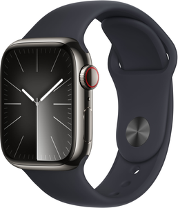 Apple Watch S9 9 LTE 41mm inox, graphite
