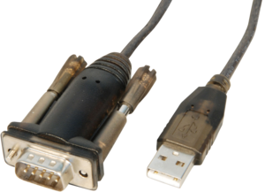 DB9 (RS232) (m) - USB-A (m) adapt. 1,5 m
