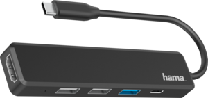 Hama USB Hub 2.0 4-port + HDMI