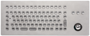 GETT InduSteel Trackball Tastatur komp.
