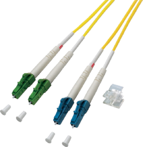 Câble patch FO duplex LC-LC8°, 2 m, 9 µ