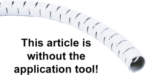 Cable Eater D=15mm 25m, White
