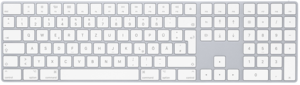 Apple Magic Keyboard m. Ziffern silber