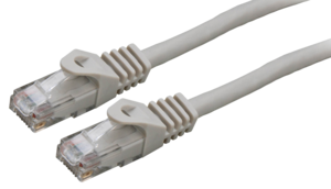 Patch Cable RJ45 U/UTP Cat6 3m Grey