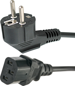 Power Cable Local/m - C13/f 2m Black