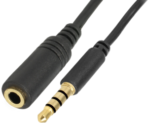 Cavo jack Ma - jack Fe 3,5 mm 4 pin 1 m