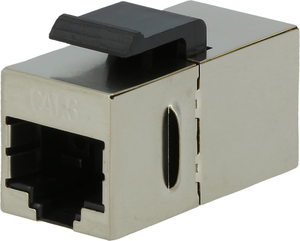 Keystone Jack 1x RJ45/f-f STP Cat6