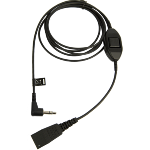 Jabra Soundcard-Kabel QD Auf 2x 3,5mm Klinke – 2 Meter, Spiral, Für PC-Soundkarte