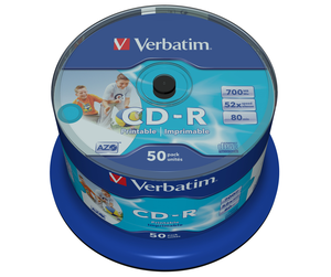 Verbatim CD-R80/700 52x Inkjet SP(50)
