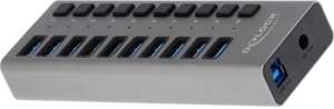 Delock USB Hub 3.0 10-port + Switch
