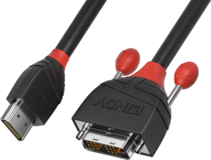 LINDY DVI-D - HDMI Single Link Cable 1m