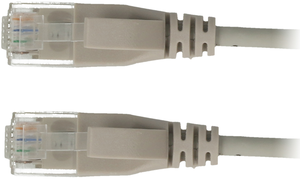 Patch Cable RJ45 U/UTP Cat6a 0.5m Grey