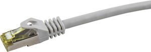 Patch Cable RJ45 S/FTP Cat6a 0.25m Grey