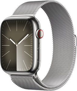 Apple Watch S9 9 LTE 45mm Stahl silber