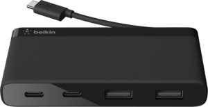 Hub USB 3.0 Belkin Mini 4 puertos negro