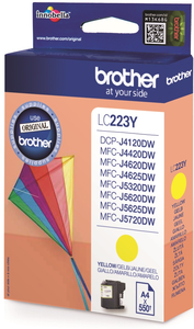 Brother LC-223Y tintapatron, sárga