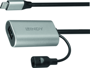 Prolongamento activo LINDY USB C - A 5 m