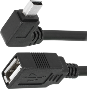 Adaptateur Delock USB-A - mini B, 0,16 m