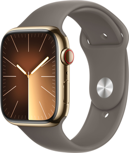 Apple Watch S9 9 LTE 45mm aço dourado