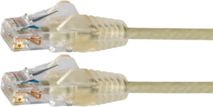 Patch Cable RJ45 U/UTP Cat6 0.5m Grey