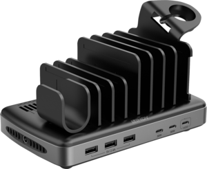 LINDY USB Charging Station 6-port Black