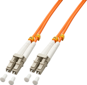 LINDY FO Duplex Patch Cable LC-LC OM2 Orange