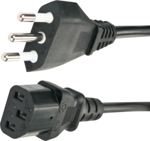 Netzkabel StromSt - C13 5 m schwarz