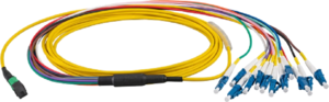 FO Patch Cable MTP/MPO/f - 12x LC/m 2m