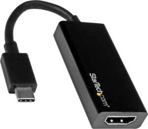 USB-C - HDMI m/f adapter, fekete