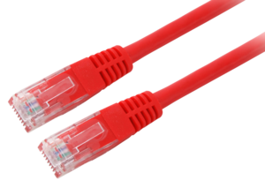 Patch Cable RJ45 U/UTP Cat6 3m Red