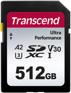 Cartão SDXC Transcend 340S 512 GB