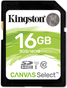 Kingston Canvas Select SD