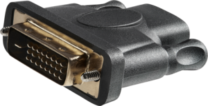 Adapter DVI-D/m - HDMI/f Black
