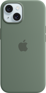 Apple iPhone 15 Silikon Case zypresse