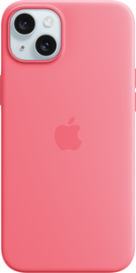 Funda silicona Apple iPhone 15 Plus rosa