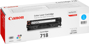 Toner Canon 718 azurový