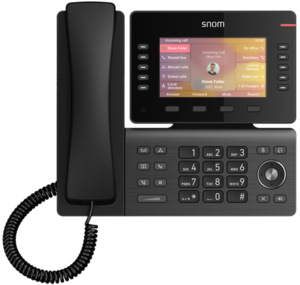 Snom D865 IP Desktop Telefon schwarz
