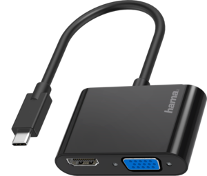 Adapter USB C/m - HDMI+VGA/f