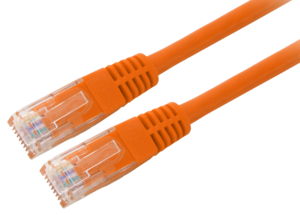 Patch Cable RJ45 U/UTP Cat5e 1m Orange