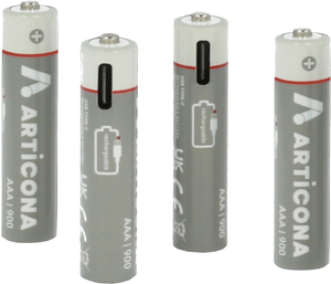 Bateria ARTICONA AAA USB-C 4 un.