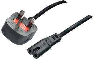 Power Cable Local/m - C7 2m Black
