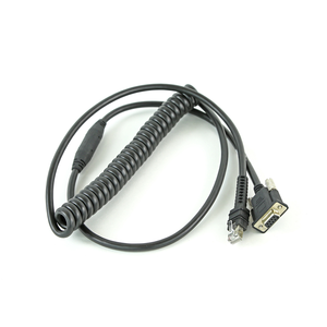 Zebra RS-232 Cable Coiled 2.7m