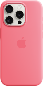 Silikon. obal Apple iPhone 15 Pro růžový