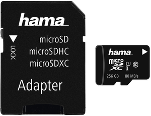 Carte microSDXC 256Go Hama MemoryFastV10