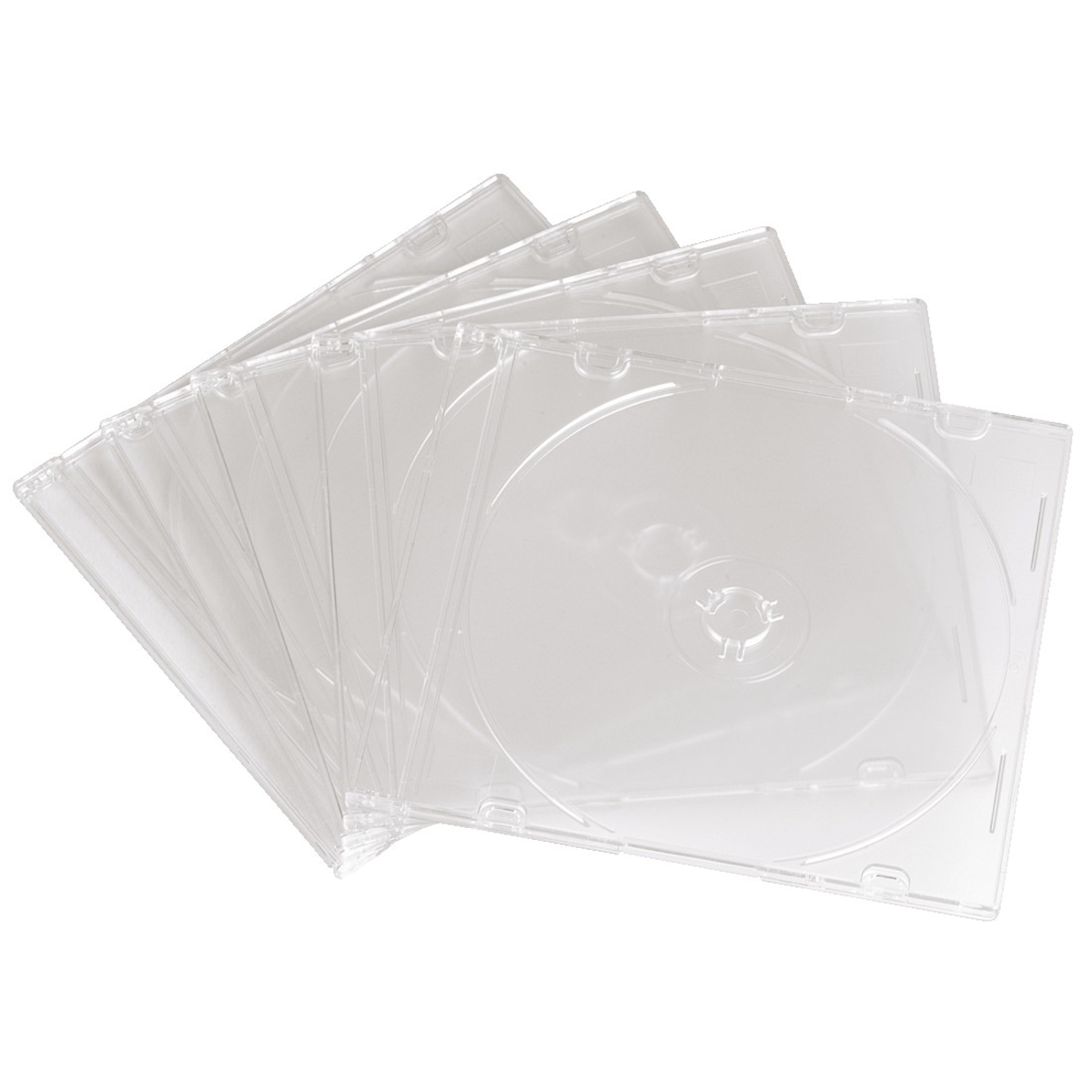 Acheter Boîtiers CD/DVD transparent, mince, x25 (00051165)
