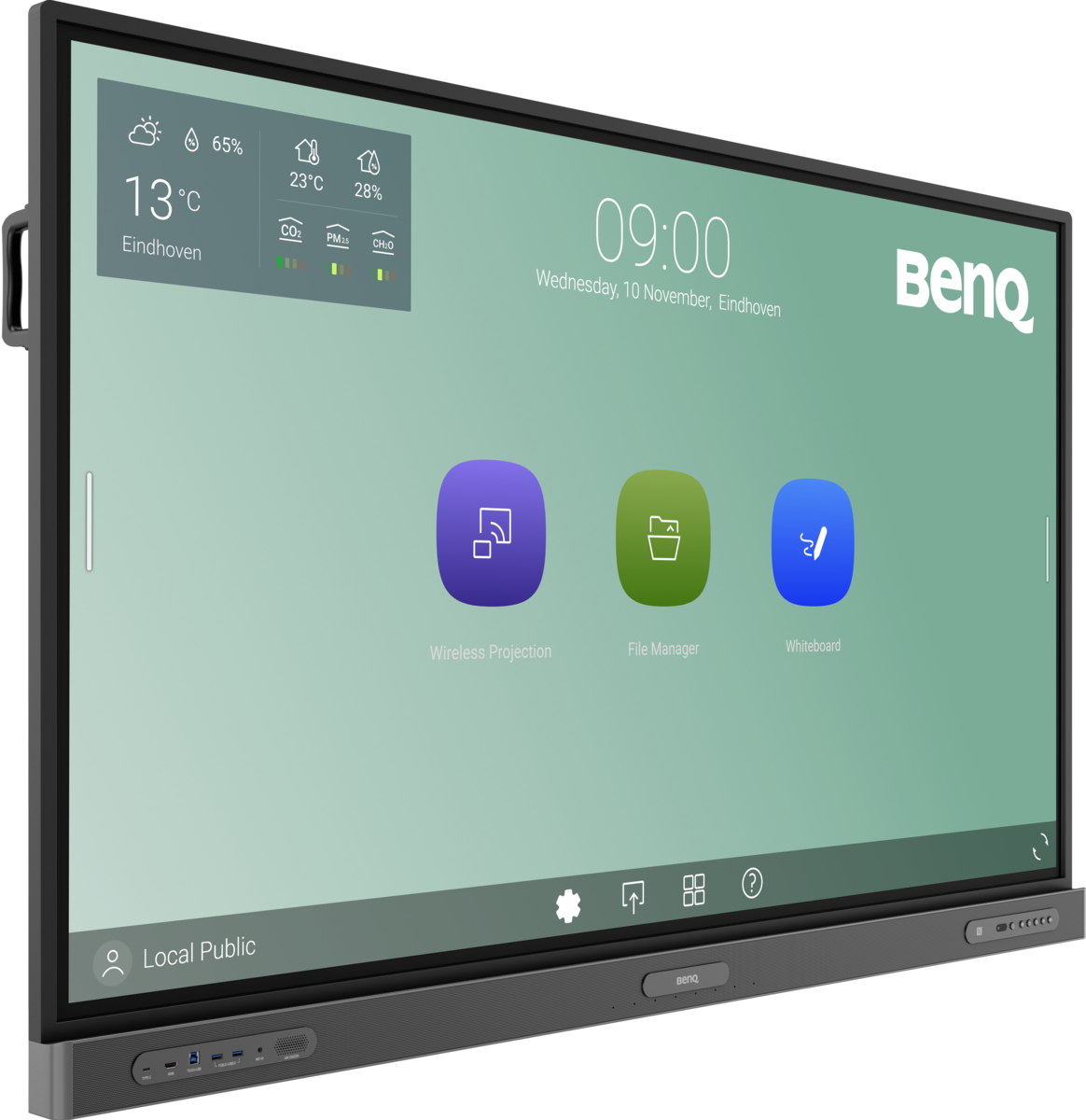 Monitor De Sealizacion Digital Benq Rp7503 75 Uhd 4K 400 Nits Android 110 8Gbram 64Bgrom 40 Puntos Tactiles 187 Garantia 3 Aos 9H.F83TK.DA6 - 9H.F83TK.DA6