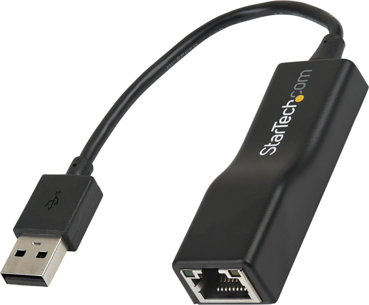 StarTech.com Adaptateur réseau USB 2.0 vers Ethernet - 10/100 Mb/s -  Convertisseur USB vers RJ45 - M/F sur